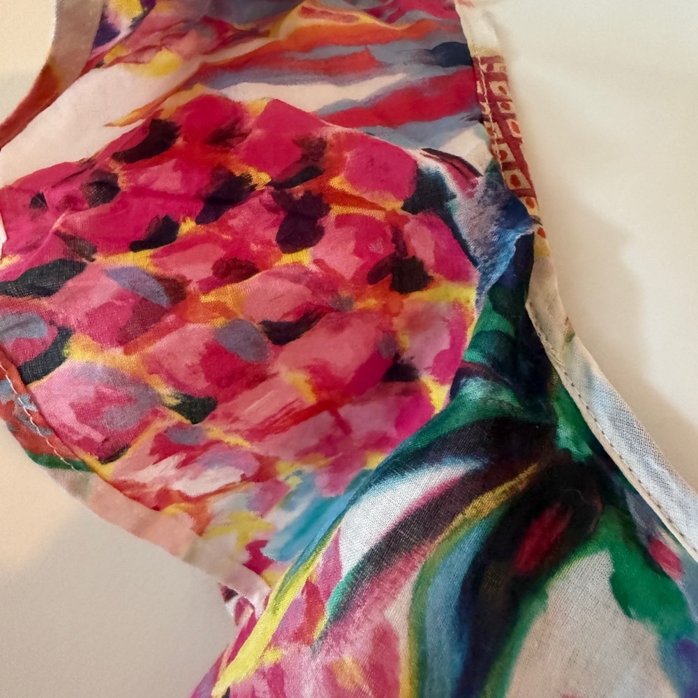J. Crew Multicolor Floral Ruffle Blouse - Picture 4 of 4